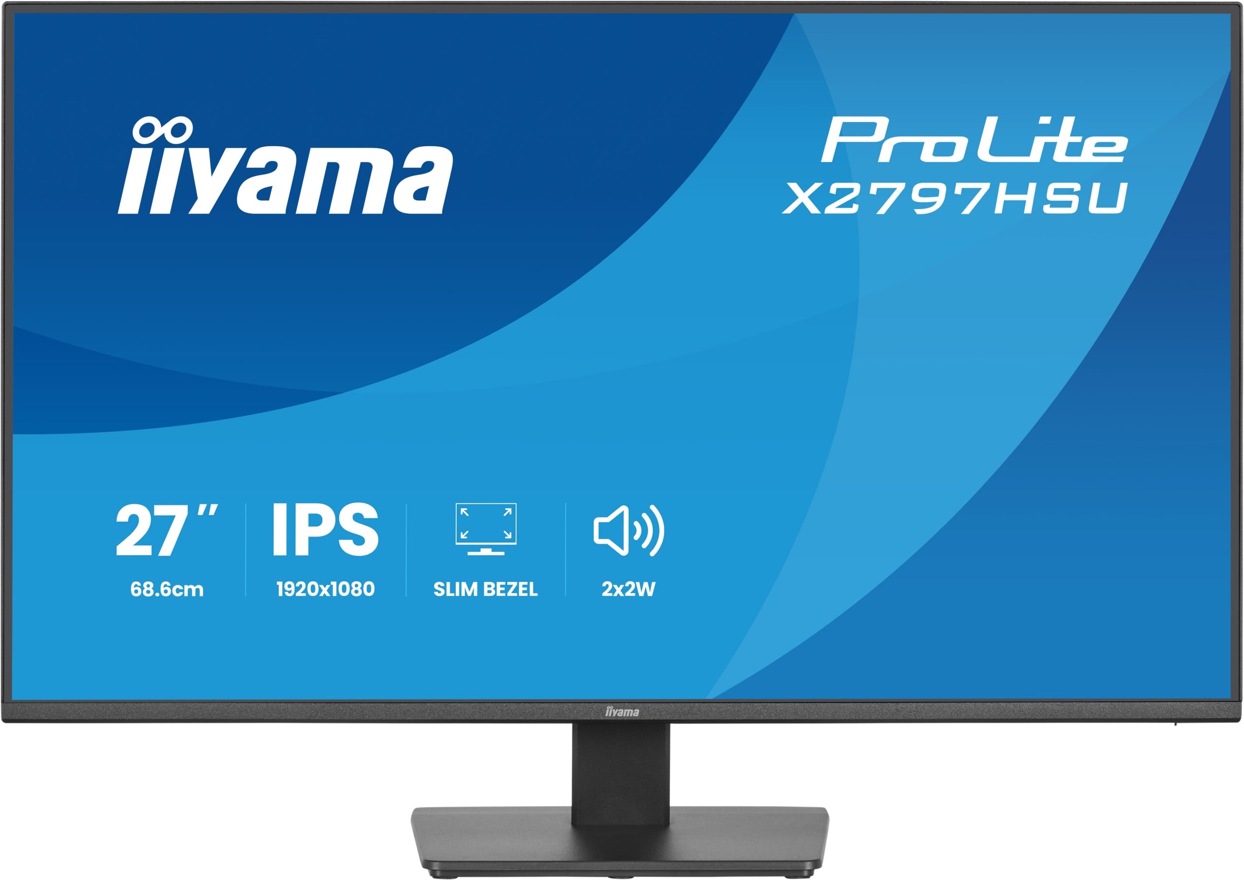 Monitor iiyama ProLite X2797HSU-B1 27 IPS LED 120Hz /HDMI, DP/ Eye Comfort Packaging status original