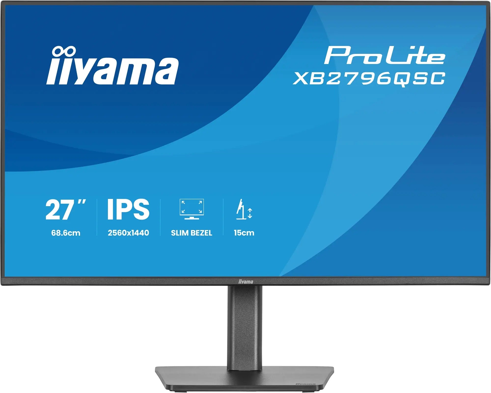 Monitor iiyama ProLite XB2796QSC-B1 27" QHD USB-C 65W