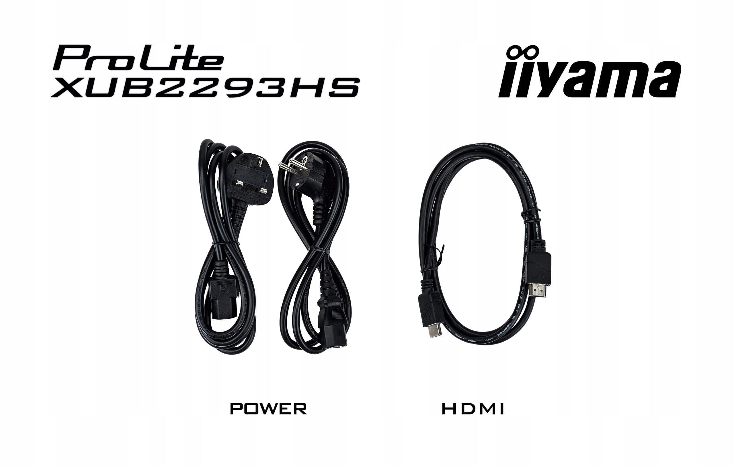 Monitor iiyama ProLite XU2293HS-B6 22 IPS LED 1ms 100hz /HDMI DP/ HAS Manufacturer code XUB2293HS-B6