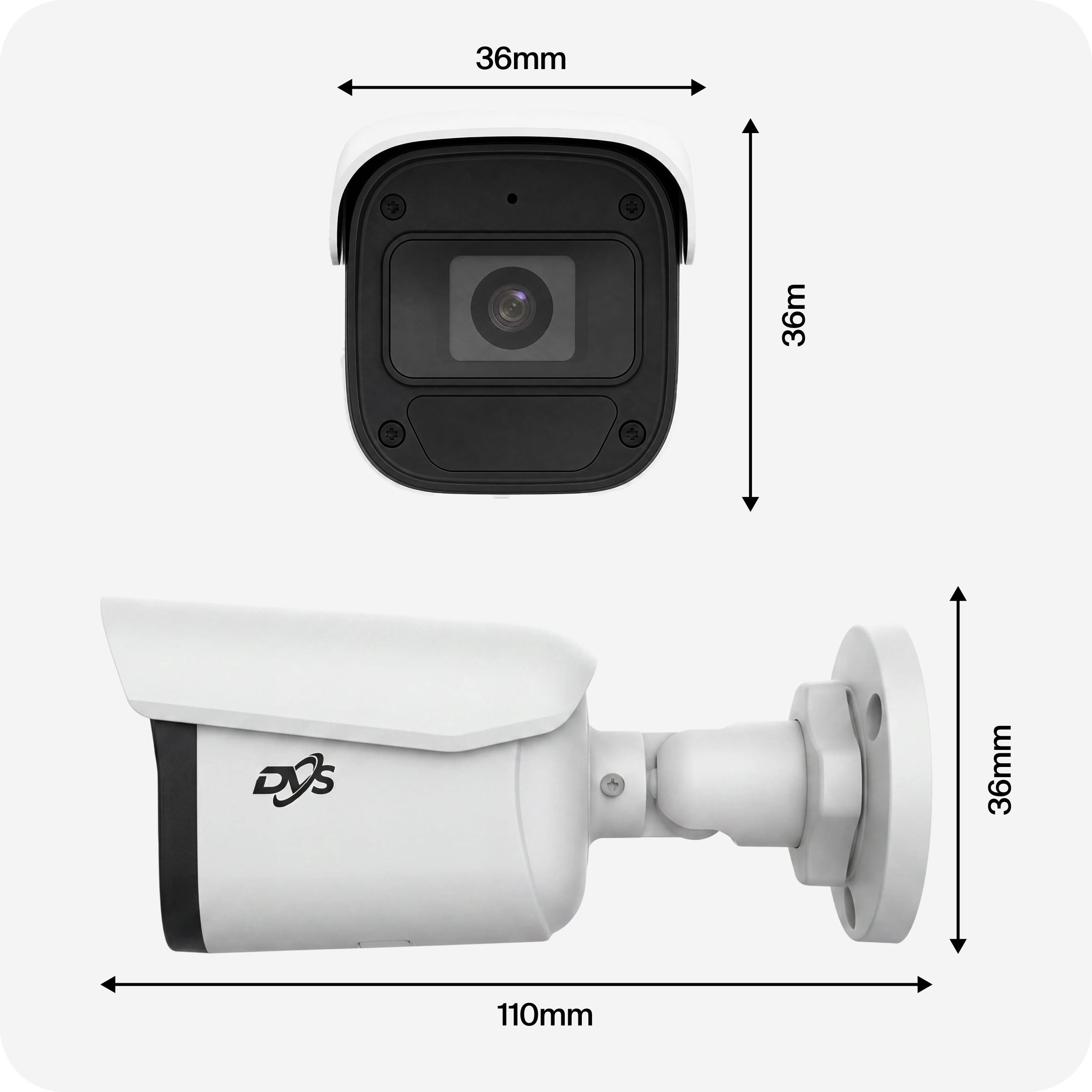 Monitoring kit 2 cameras IP PoE 5Mpx horn drive 1TB house property AI DVS Packaging status original