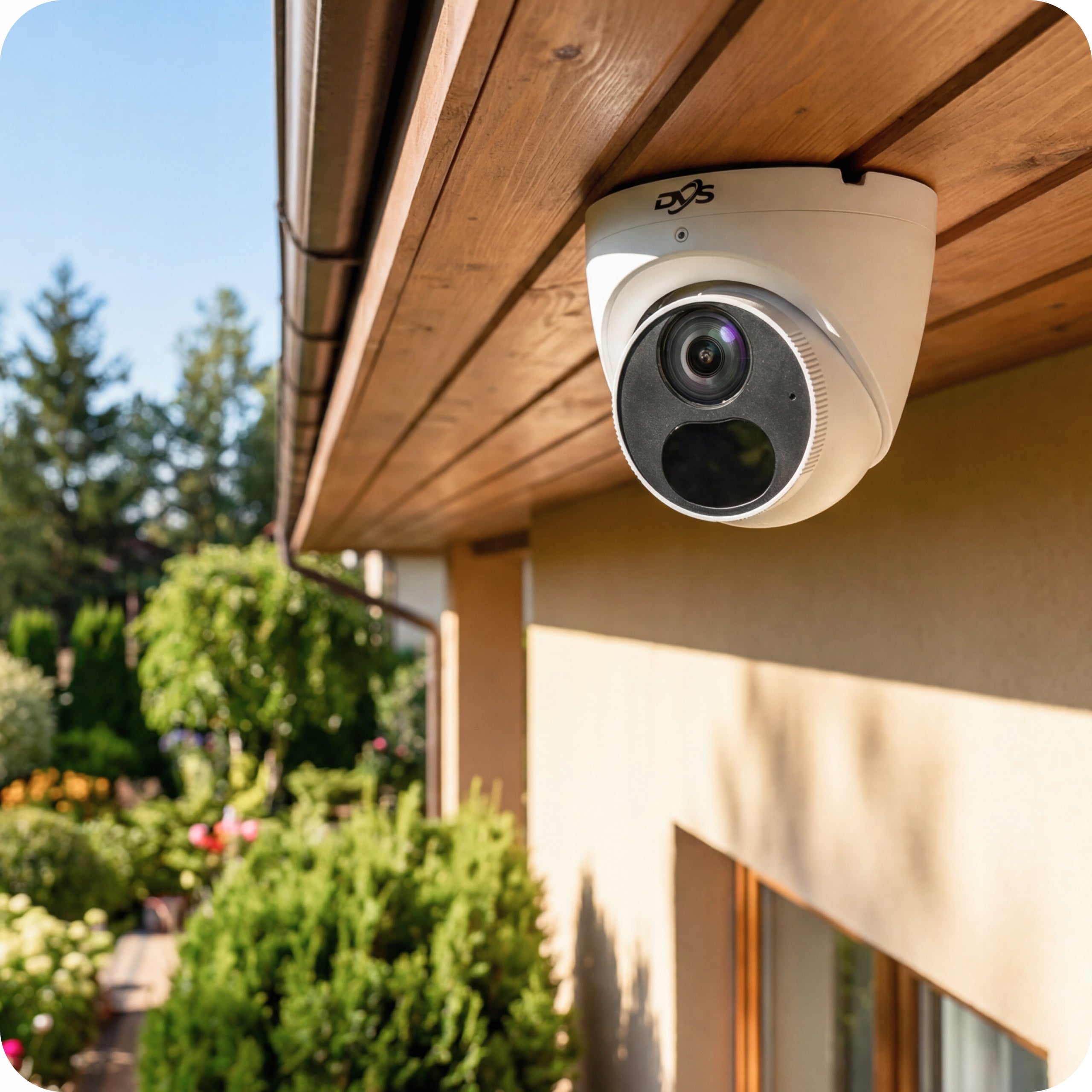 Monitoring kit 6 dome cameras IP PoE 5Mpx man vehicle house DVS Manufacturer code DVS-NVR0801-U8-PoE+6xDVS-MP5028UD-IP - DVS IP