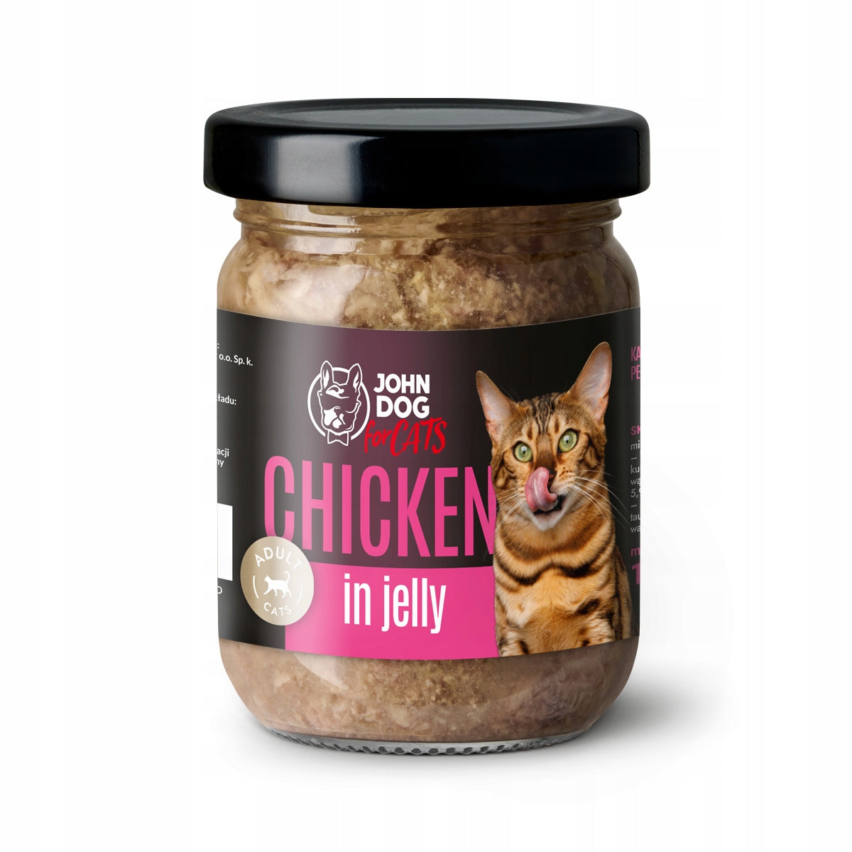 Monoprotein Wet Cat Food Chicken Jelly 100g John Dog for Cats EAN (GTIN) 5903769001712