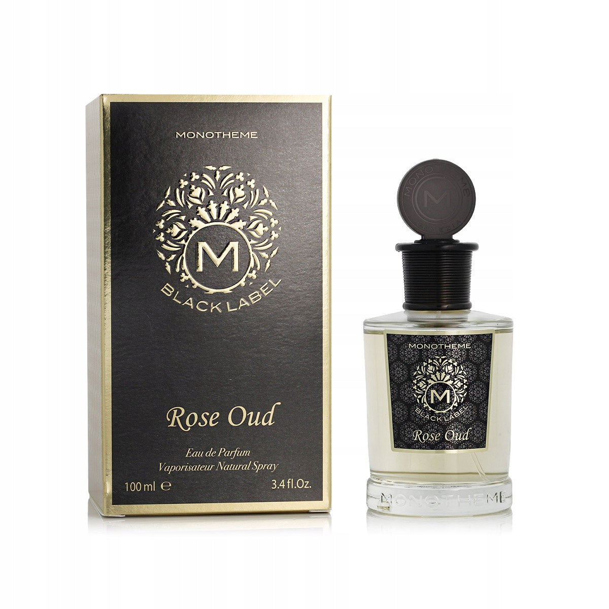 Monotheme Venezia BLACK LABEL Rose Oud EDP 100 ml UNISEX Brand Monotheme