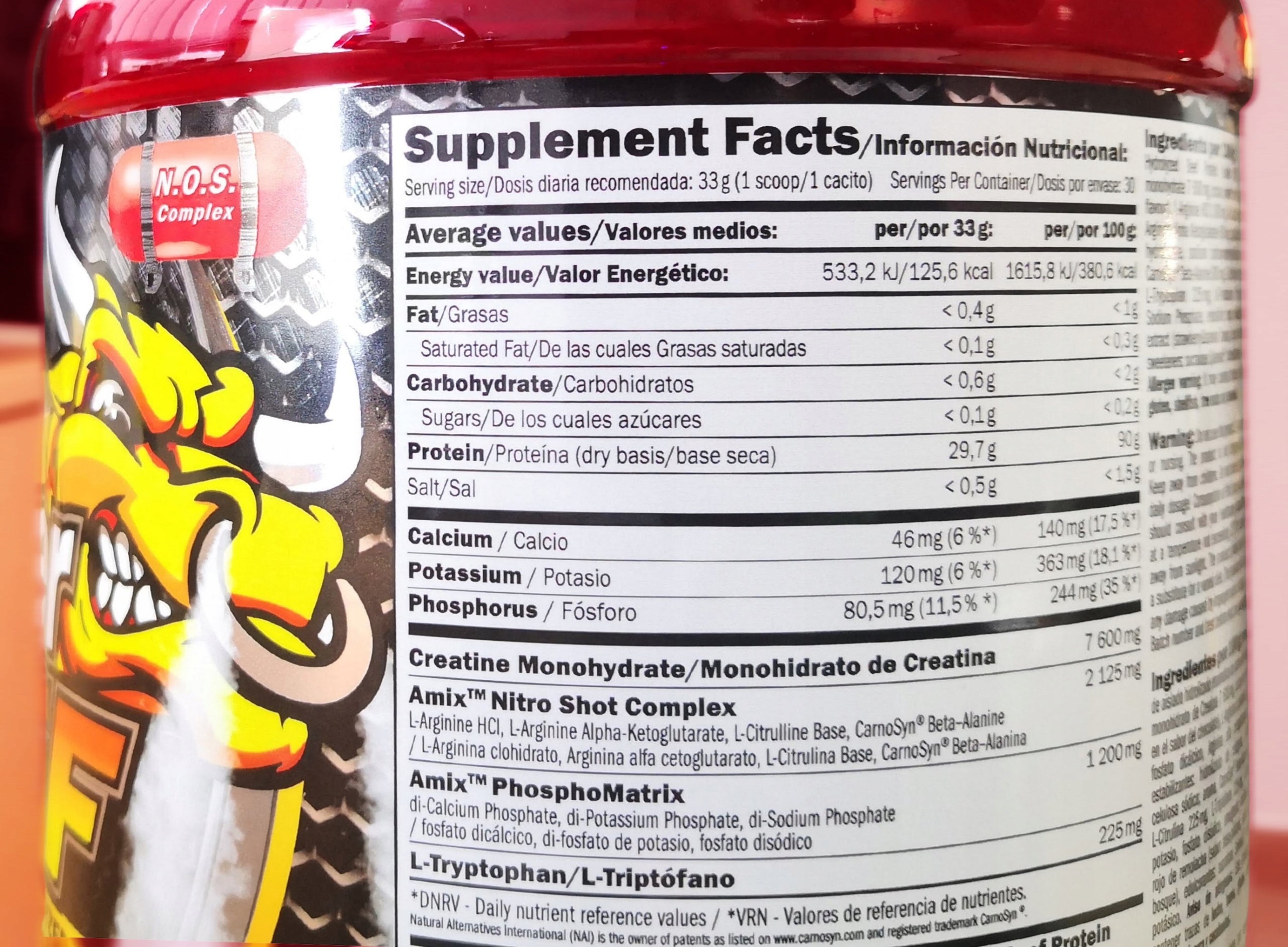 Monster BEEF Protein Beef Protein Hydrolyzate 90% Amix Protein Conditioner WPH Packaging status original
