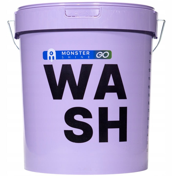 Monster Shine Bucket With Car Wash Lid Wash Car Detailing 16L Manufacturer Monster Shine