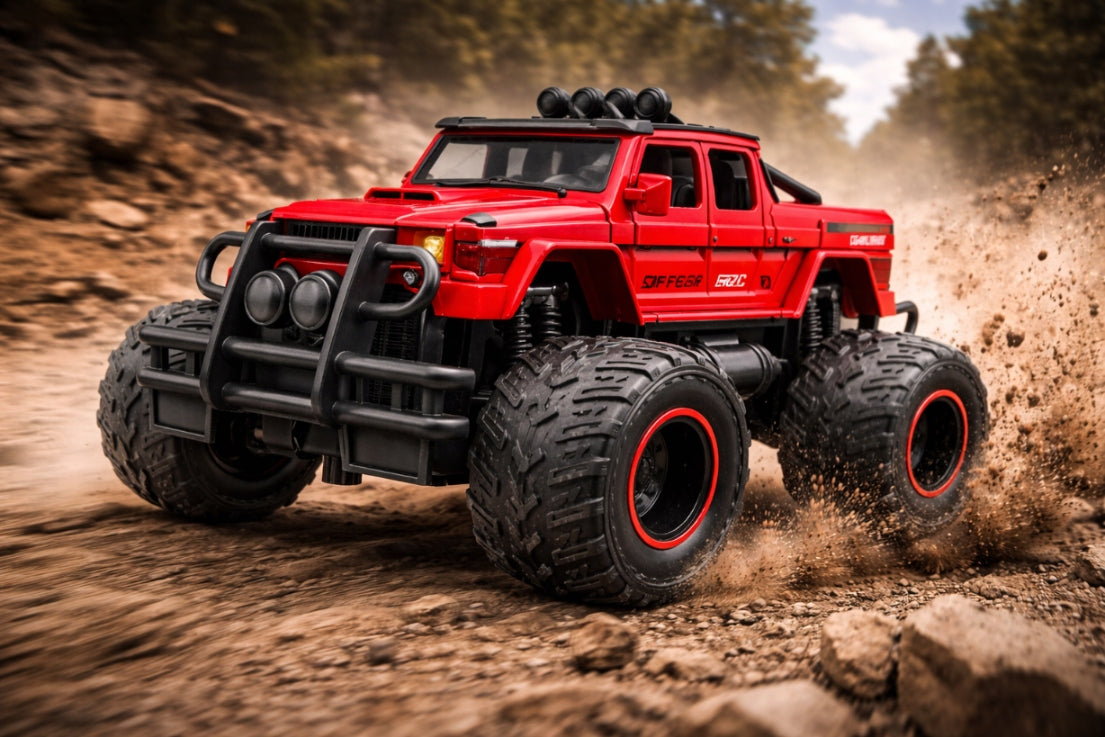 Monster Truck Benz RC 1:18 Off-Road Off-Road USB Rechargeable Kids Packaging status original
