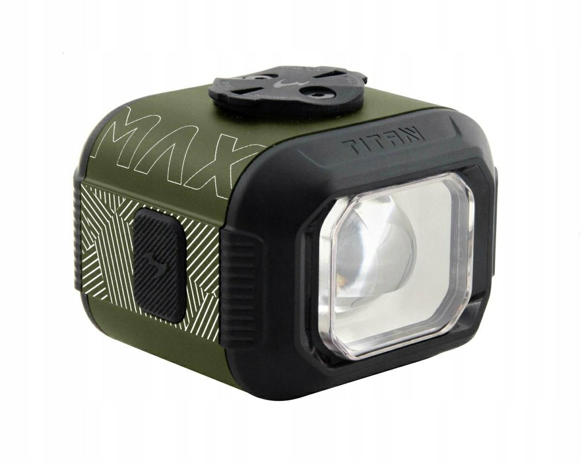 Moon TITAN Max Army Green, front bike light, 1700 lm