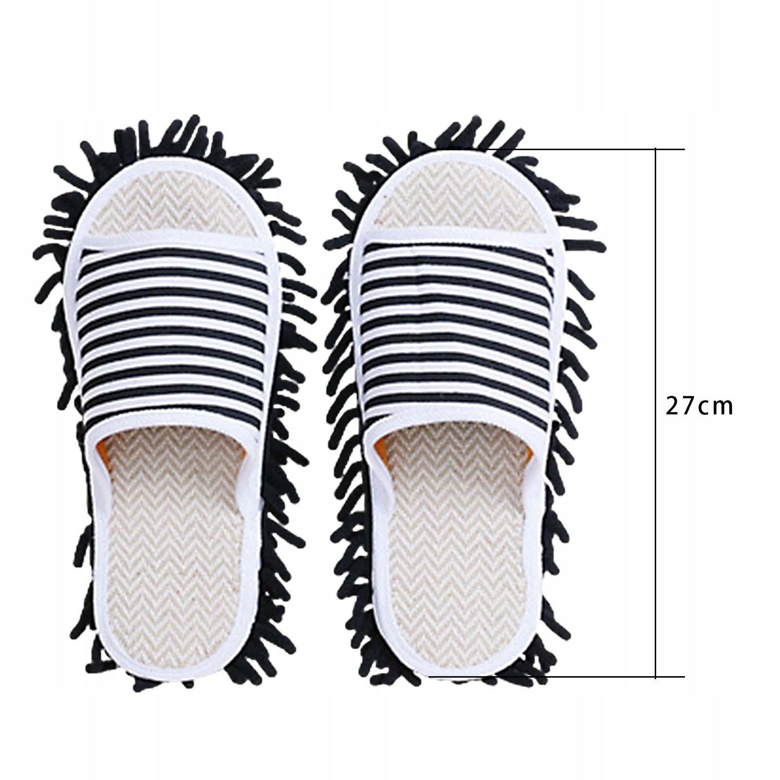 Mop Slippers Floor Cleaning Washable Practical Cleaner 42 To 44 Black Packaging status original