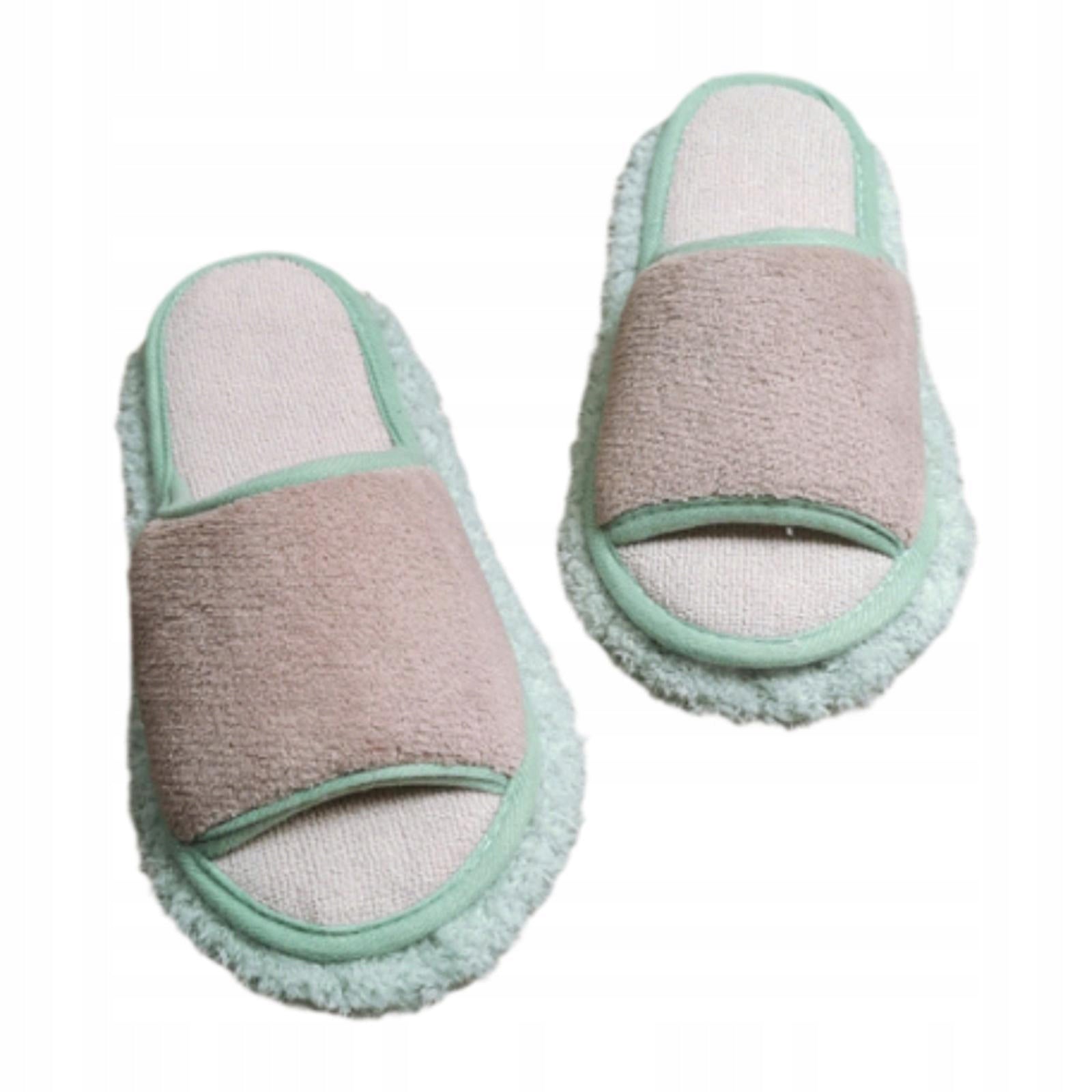 Mop Slippers Floor Cleaning Washable Silent Mopping Khaki Green 26.5cm Packaging status original