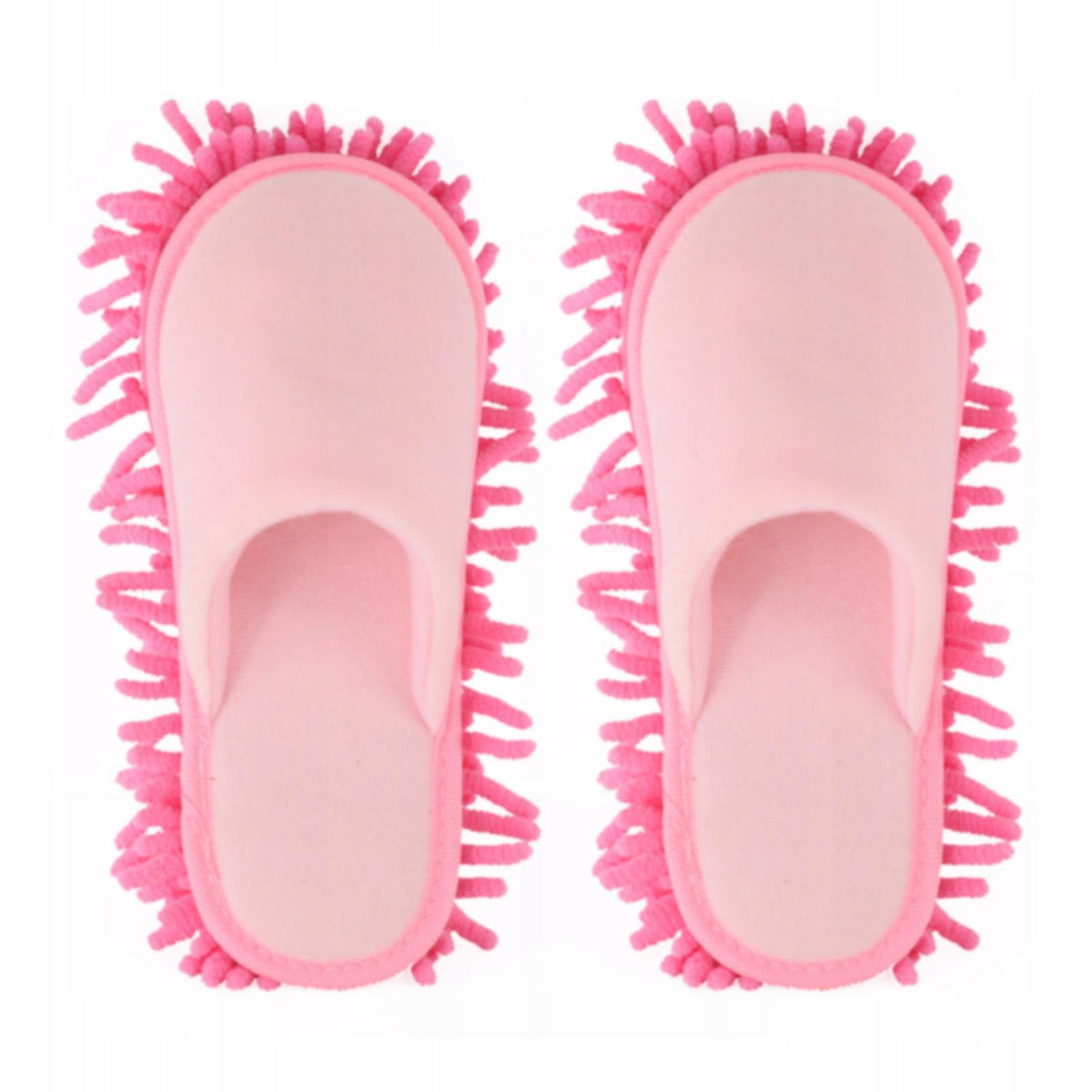 Mop Slippers, Multifunction Warm Comfortable Dusting Shoes, Floor Pink