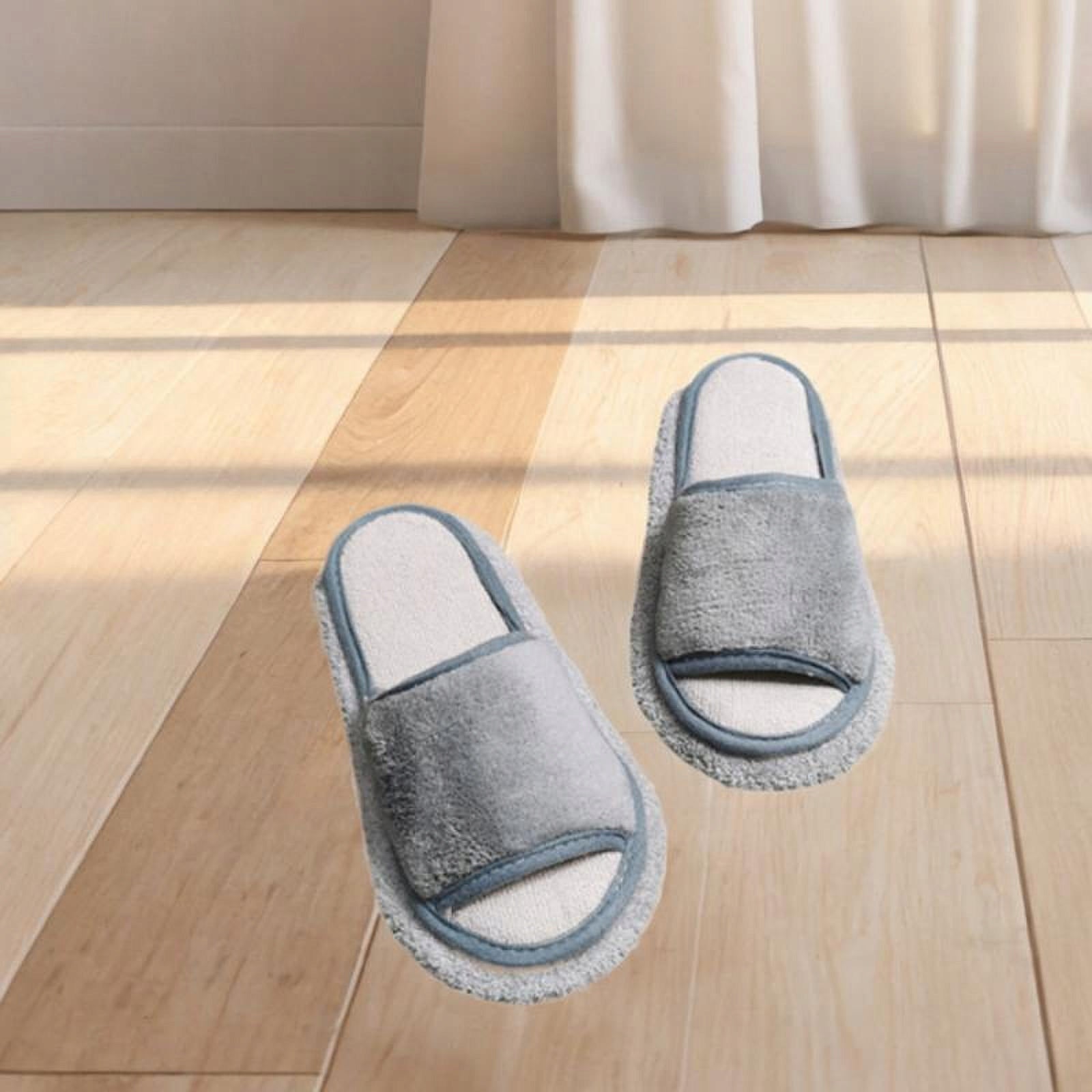 Mop Slippers Women Men Open Toe Practical Cleaning Shoes for Grey 28cm