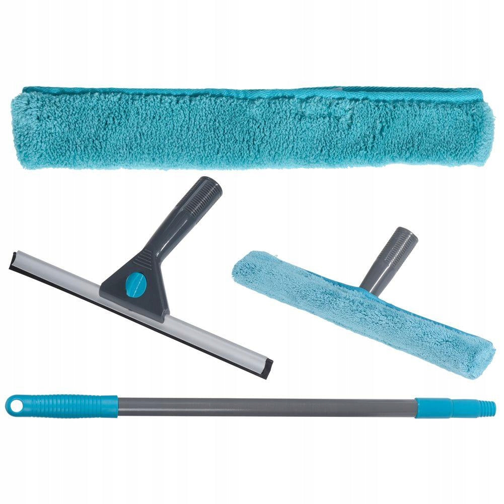 Mop WINDOW WASHER Mirror Window Squeegee Telescopic Microfiber