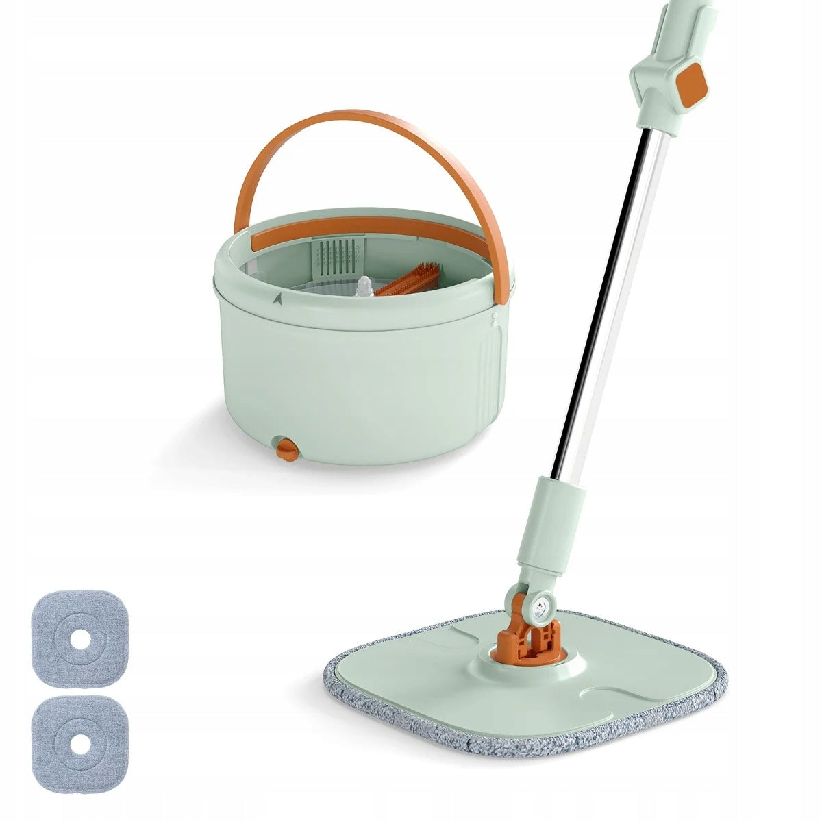 Mop set with bucket 4 l Mop for cleaning