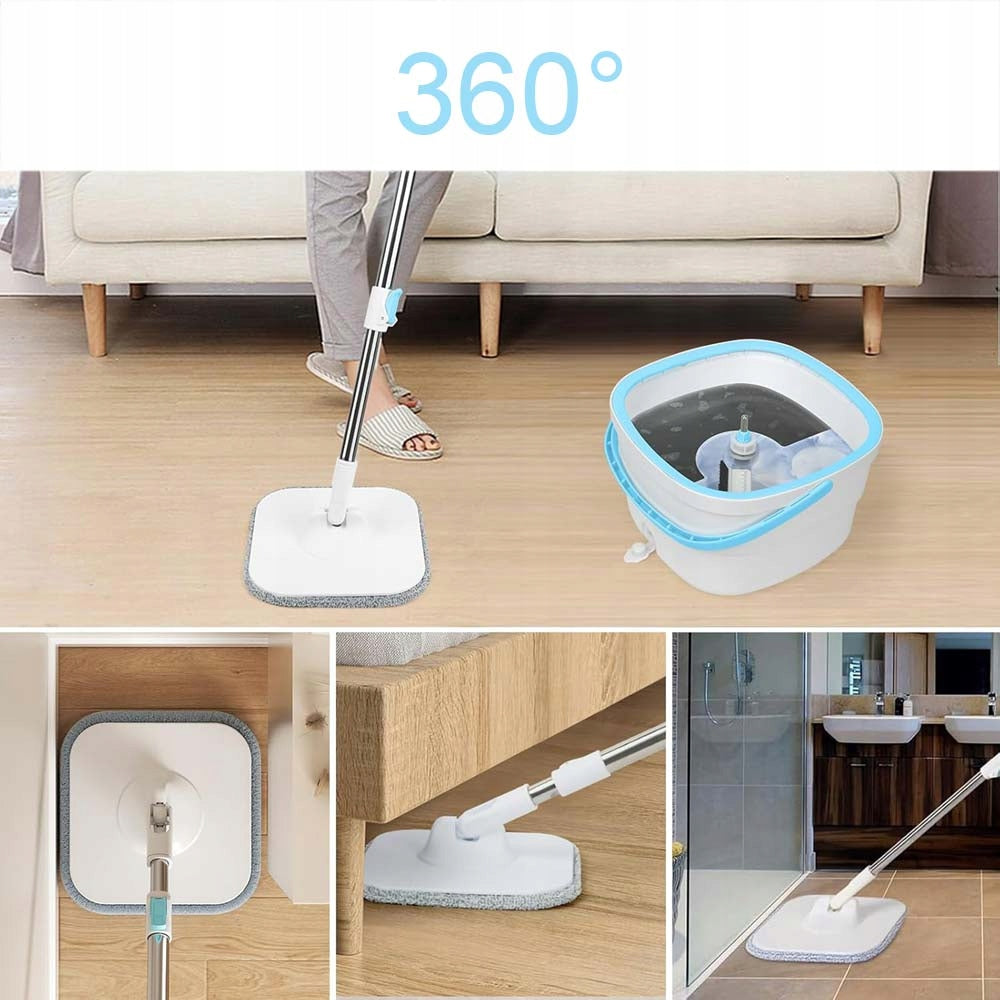 Mop with 2,5L bucket and 360° rotating head + 4 overlays Manufacturer code 43279016HG