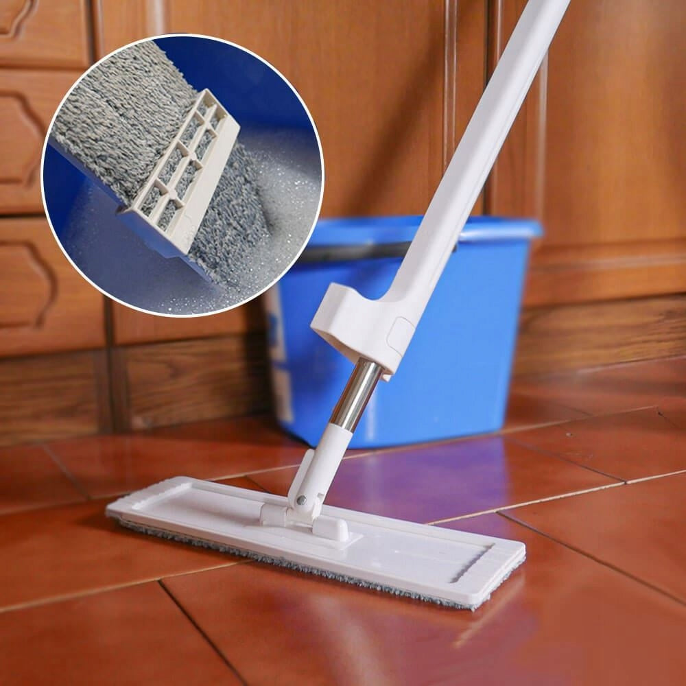 Mop with 360° squeezer + spare cartridge