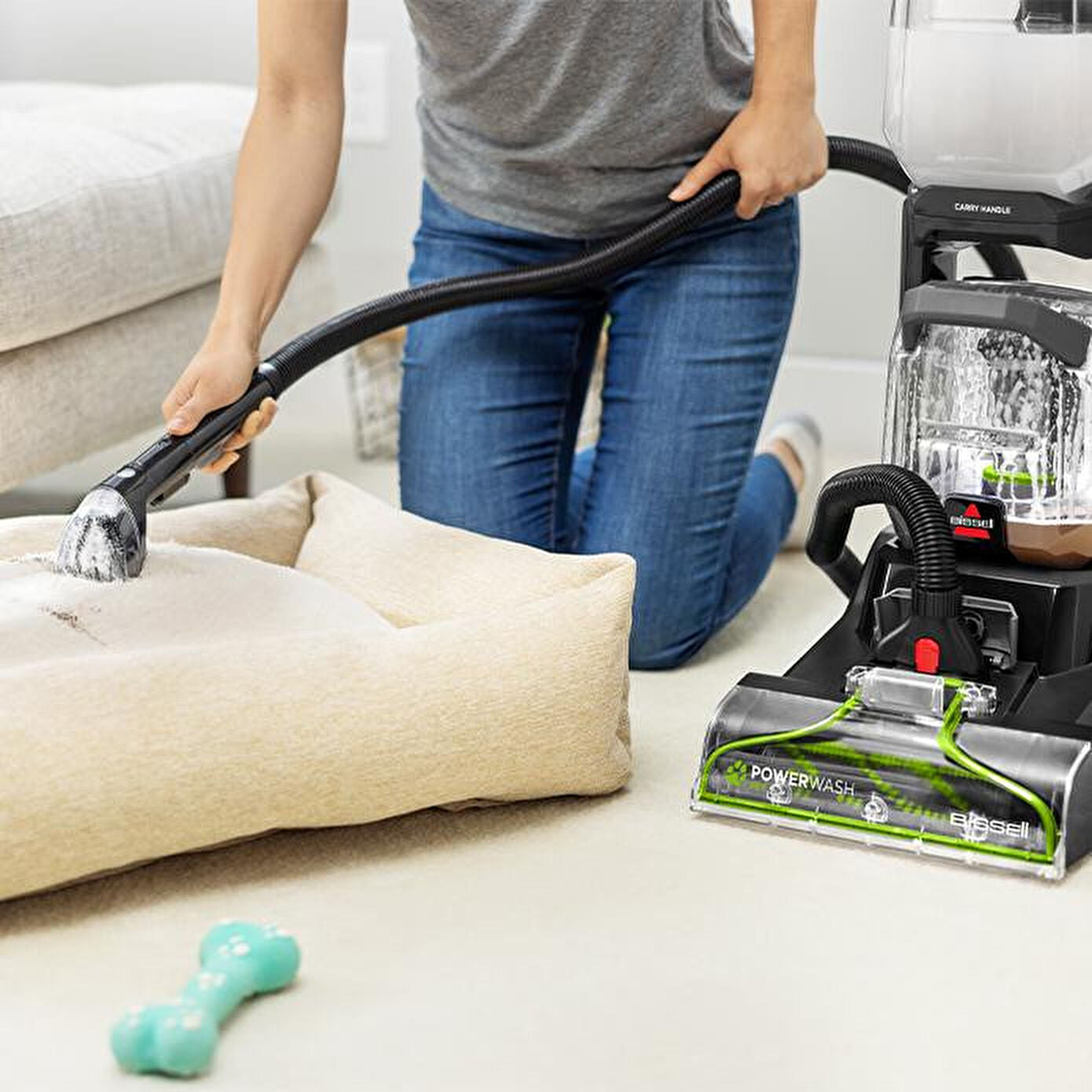 Mopping vacuum cleaner BISSELL PowerWash Pet 3878N active washing water separation Brand Bissell