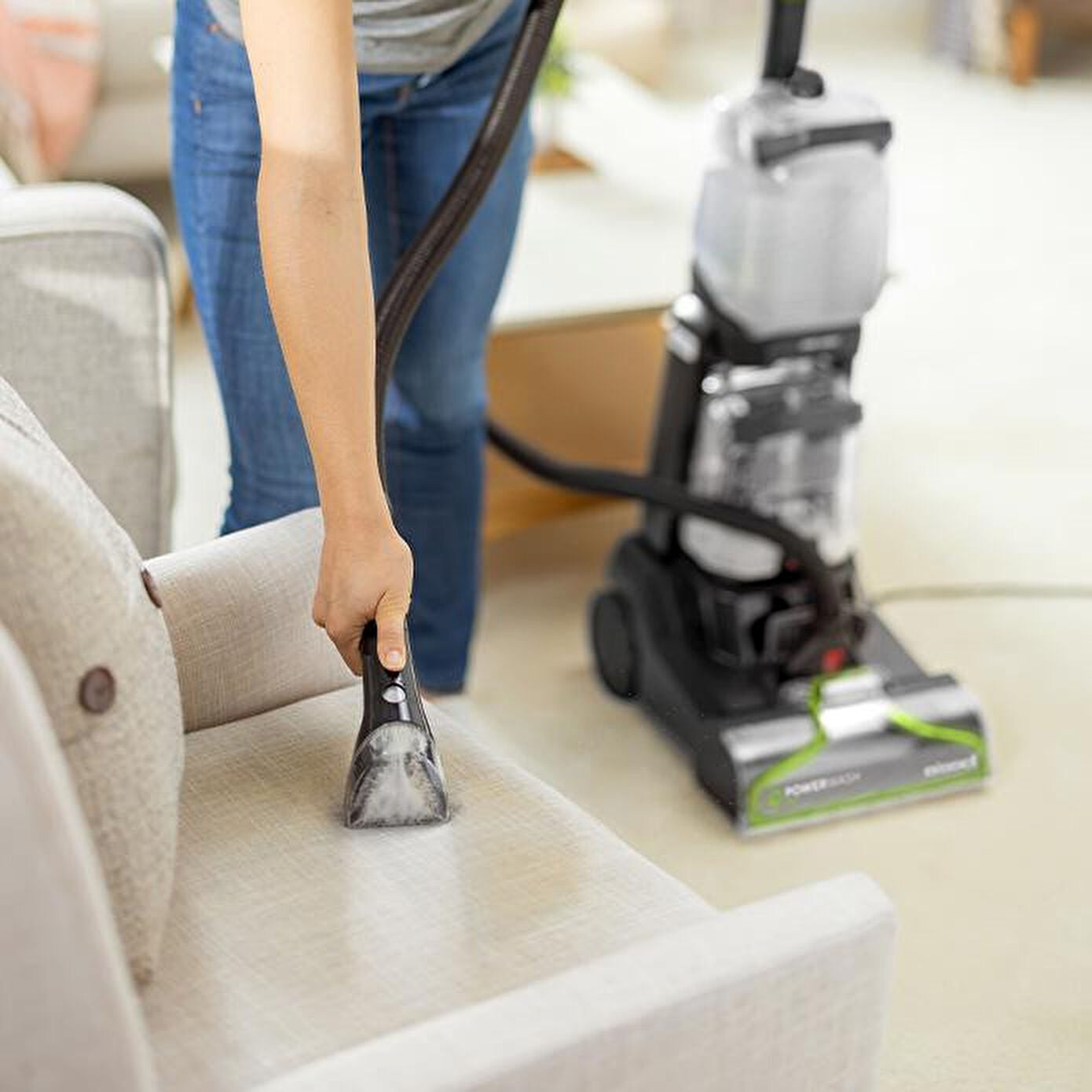 Mopping vacuum cleaner BISSELL PowerWash Pet 3878N active washing water separation Model PowerWash Pet 3878N