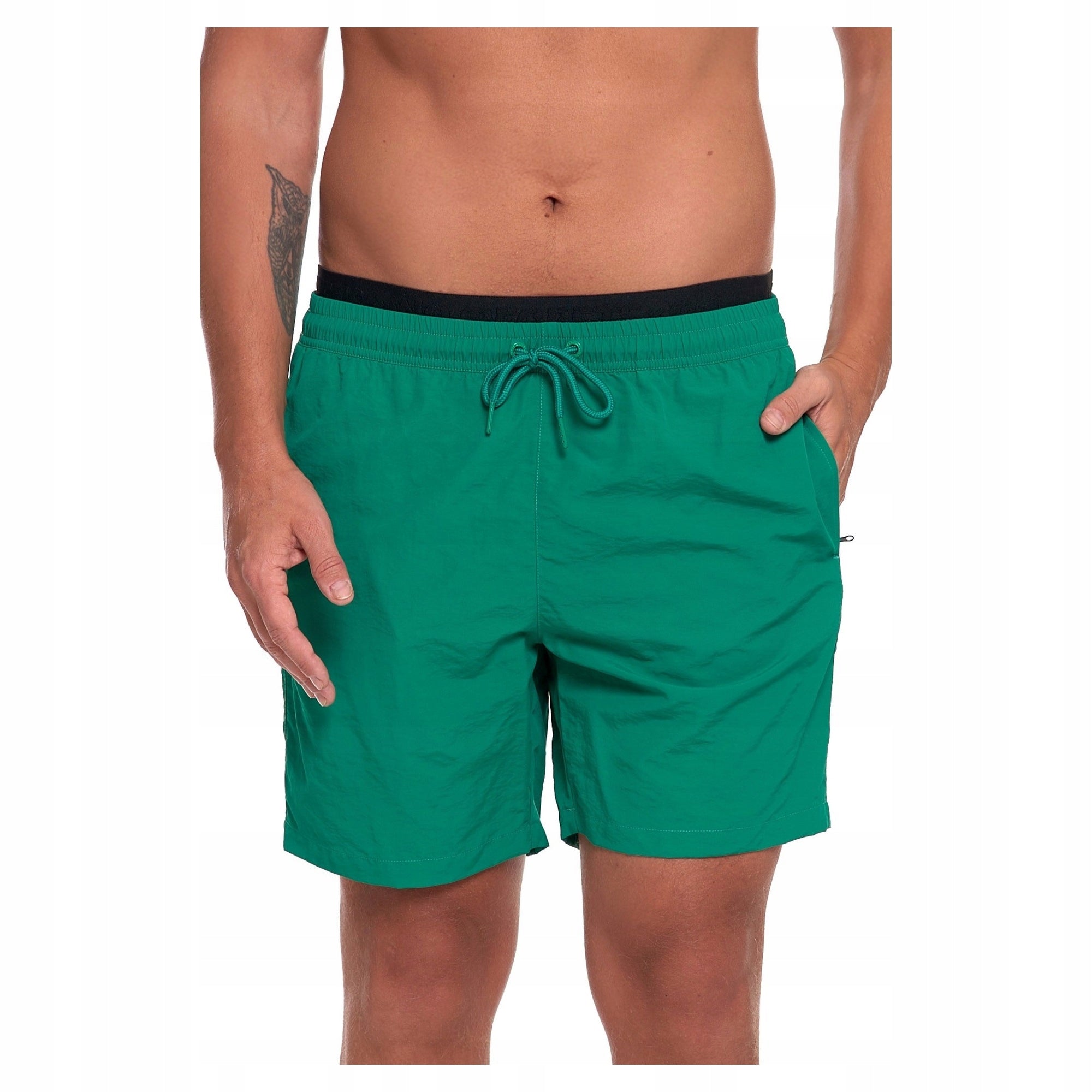 Moraj Quick-Drying Swim Shorts with Binding Green XL
