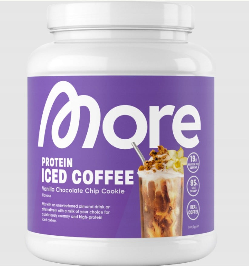 More Protein decaffeinated coffee vanilla cookie 500g 19g protein