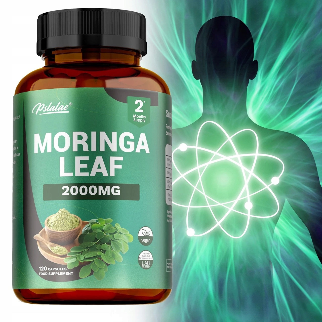 Moringa leaf – energy, metabolism, support of immunity and skin health Packaging status original