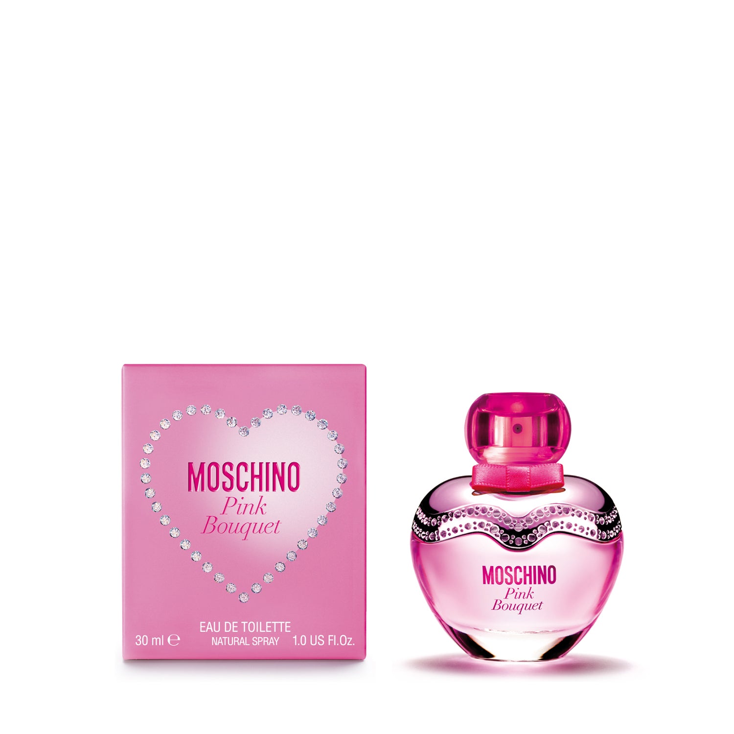 Moschino Pink Bouquet Eau De Toilette 30 ml Packaging status original