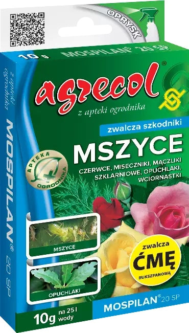 Mospilan 20SP 10g AGRECOL fights aphids, Junes, boxwood moth