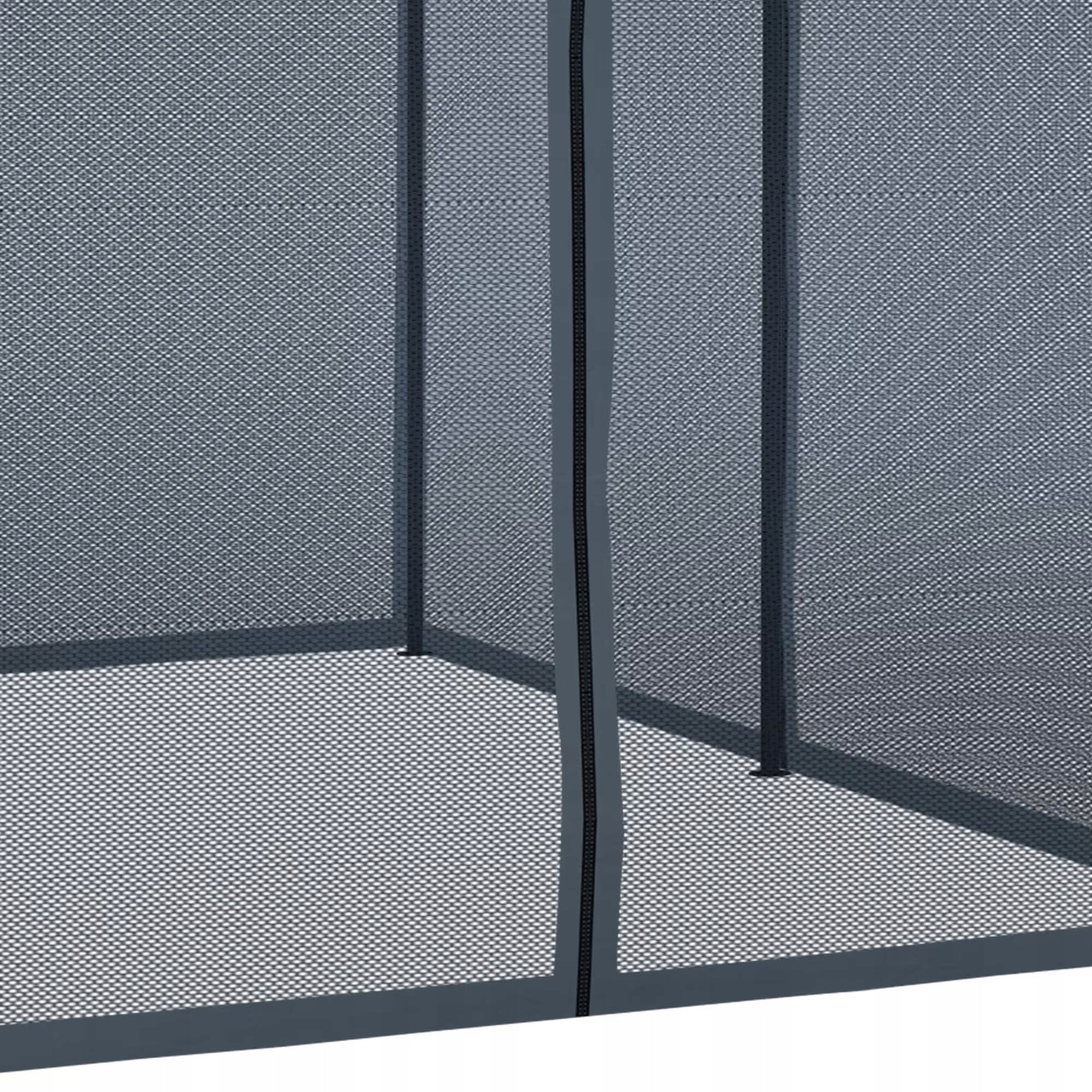 Mosquito Net Wall Set for Comfort Pavilion 4x3m ANTHRACITE 6 pcs. Packaging status original