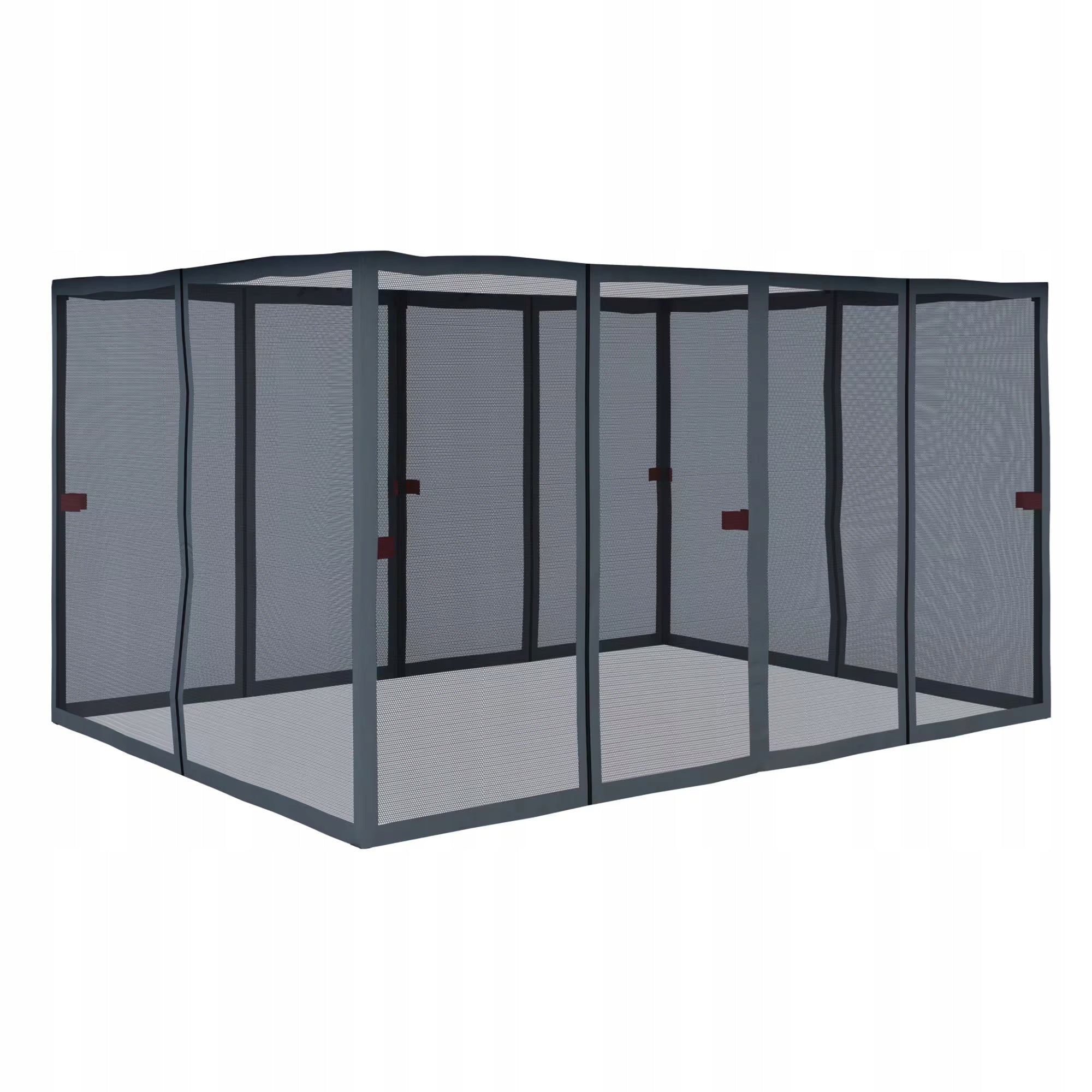 Mosquito Net Wall Set for Comfort Pavilion 4x3m ANTHRACITE 6 pcs.
