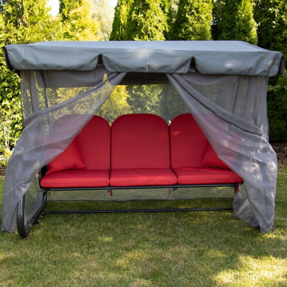 Mosquito Net for Garden Swing PRESIDENT color Grey