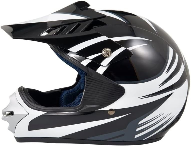 Motocross helmet EOLE black L 59-60 cm full Manufacturer no brand