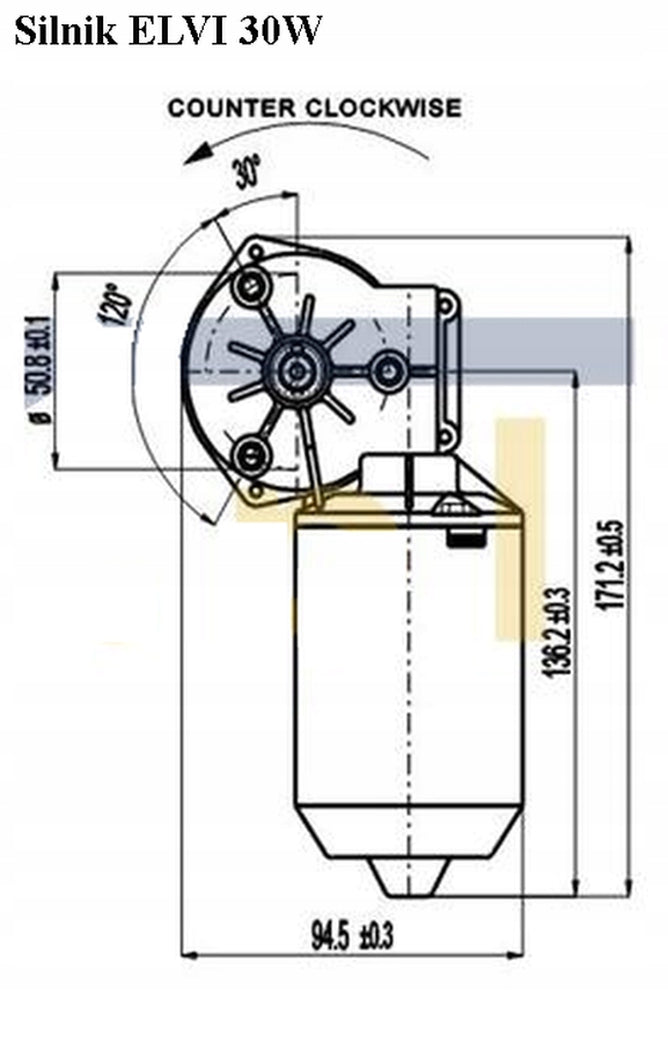 Motor BESTER Lincoln Esab wire feeder migomat 24V DC 30W EAN (GTIN) 7322375083727
