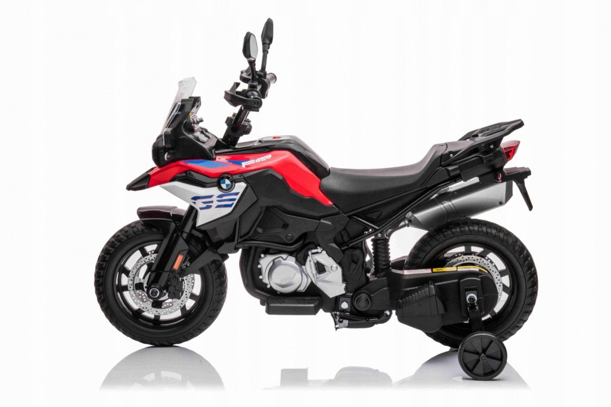 Motor BMW F850 GS for children's battery Red + Auxiliary wheels + Au Brand Ramiz