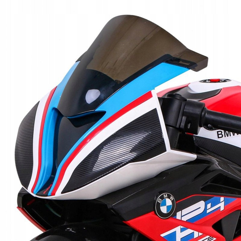 Motor BMW HP4 for children's battery Red + Auxiliary wheels + Free Battery capacity 7000 mAh