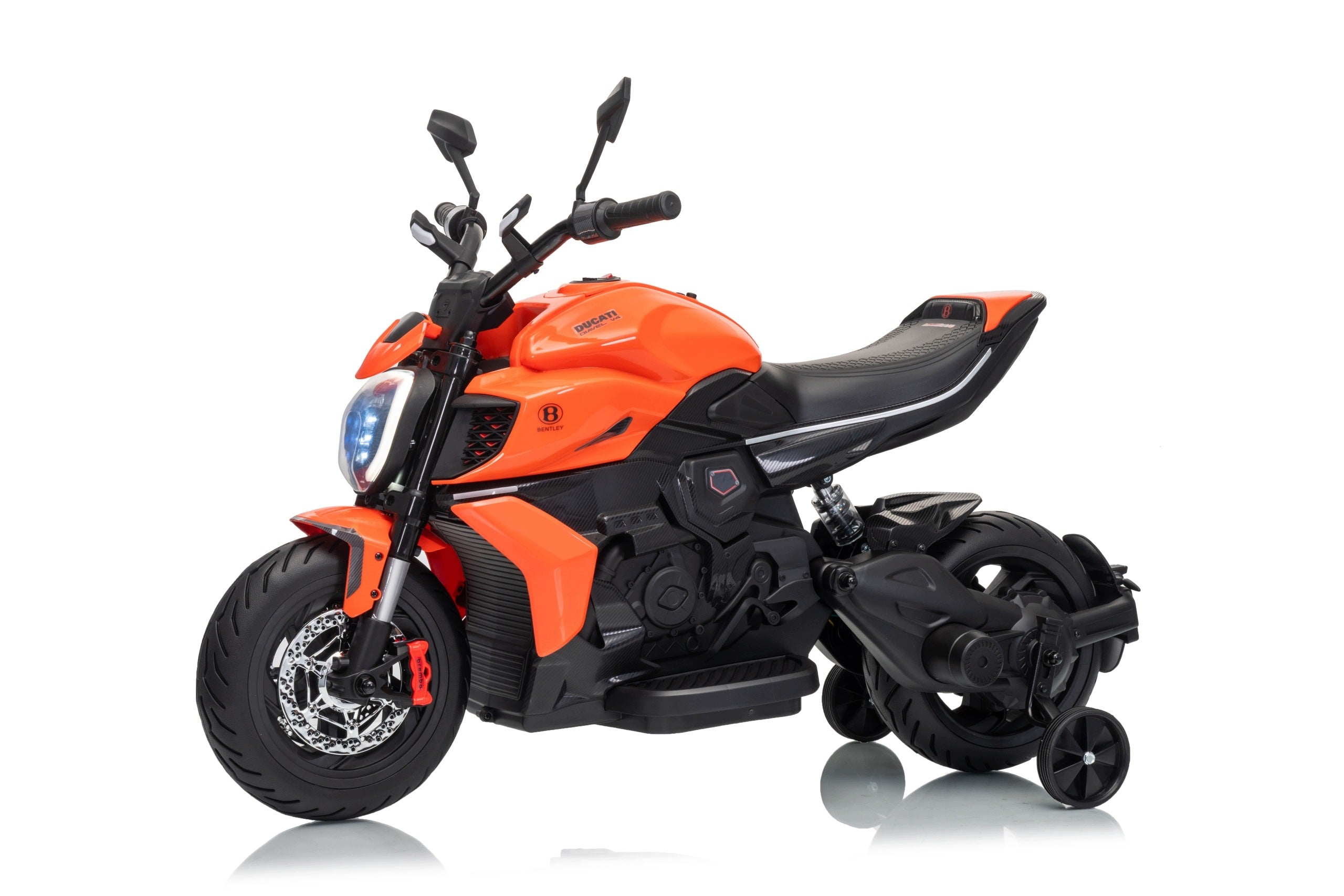 Motor Battery Operated Bentley Ducati Diavel V4 XMX656 Orange