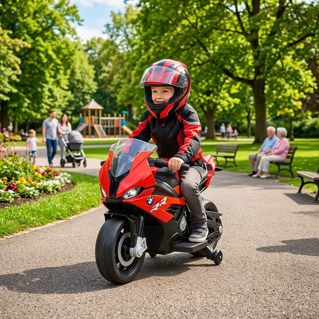 Motor Battery Operated Kids Electric Vehicle Chaser Light Red Packaging status original