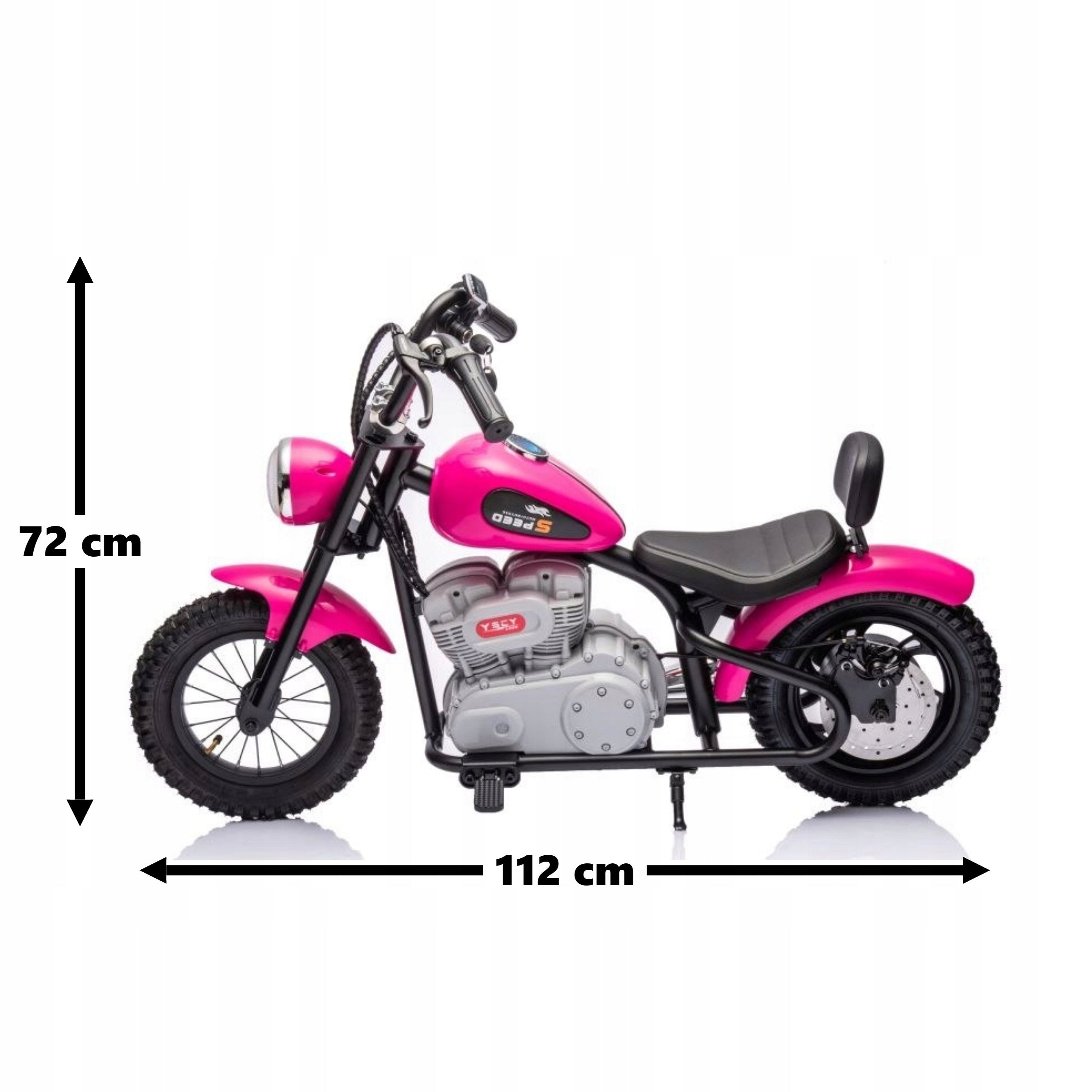 Motor For Children's Battery 36V Pumped Wheels Disc Brake Pink Brand Tojsy