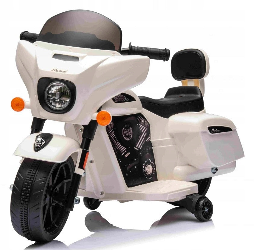 Motor Motorcycle Chopper 6V 35W Led Side Wheels White