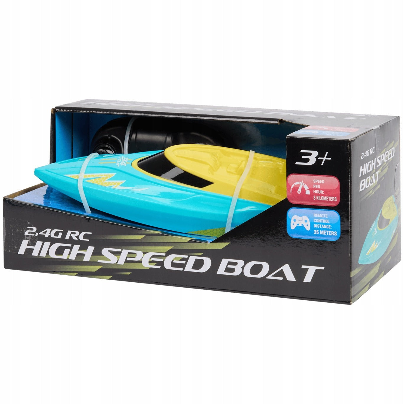 Motorboat Boat Remote Controlled RC + PILOT 25 cm Manufacturer code 147205