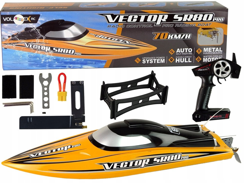 Motorboat R/ C Brushless ARTR SR 80 PRO 74 km/h 910x240 mm Lean Toys
