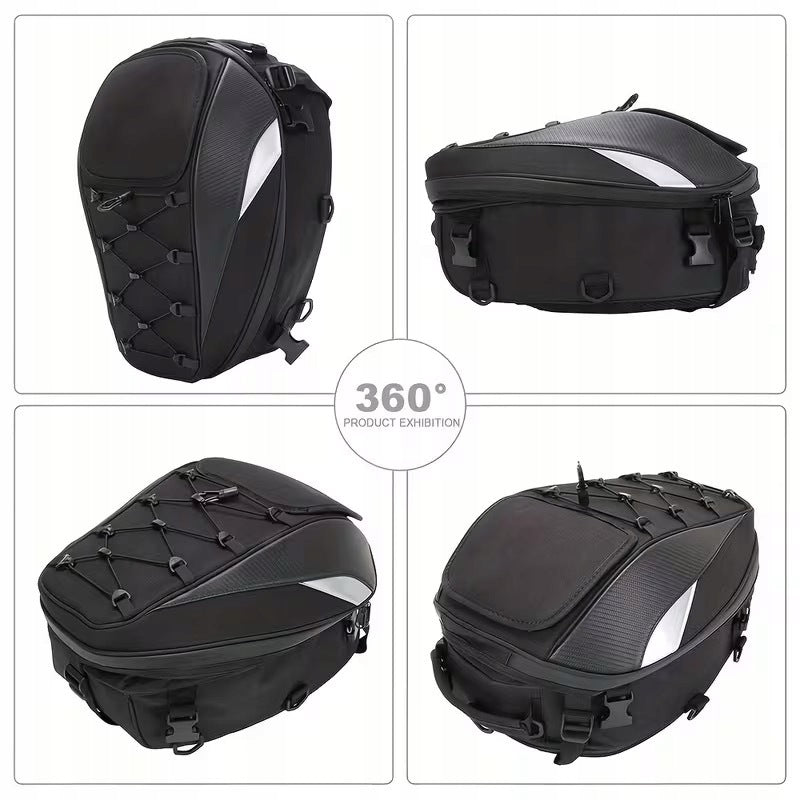 Motorcycle Backpack 2in1 Waterproof Helmet Bag Back Seat TAIL MOTOR Manufacturer no brand