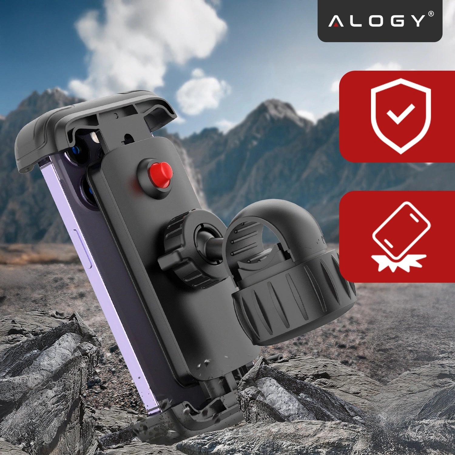 Motorcycle Bike Phone Holder for Bike Handlebar Shockproof EAN (GTIN) 5905601819530
