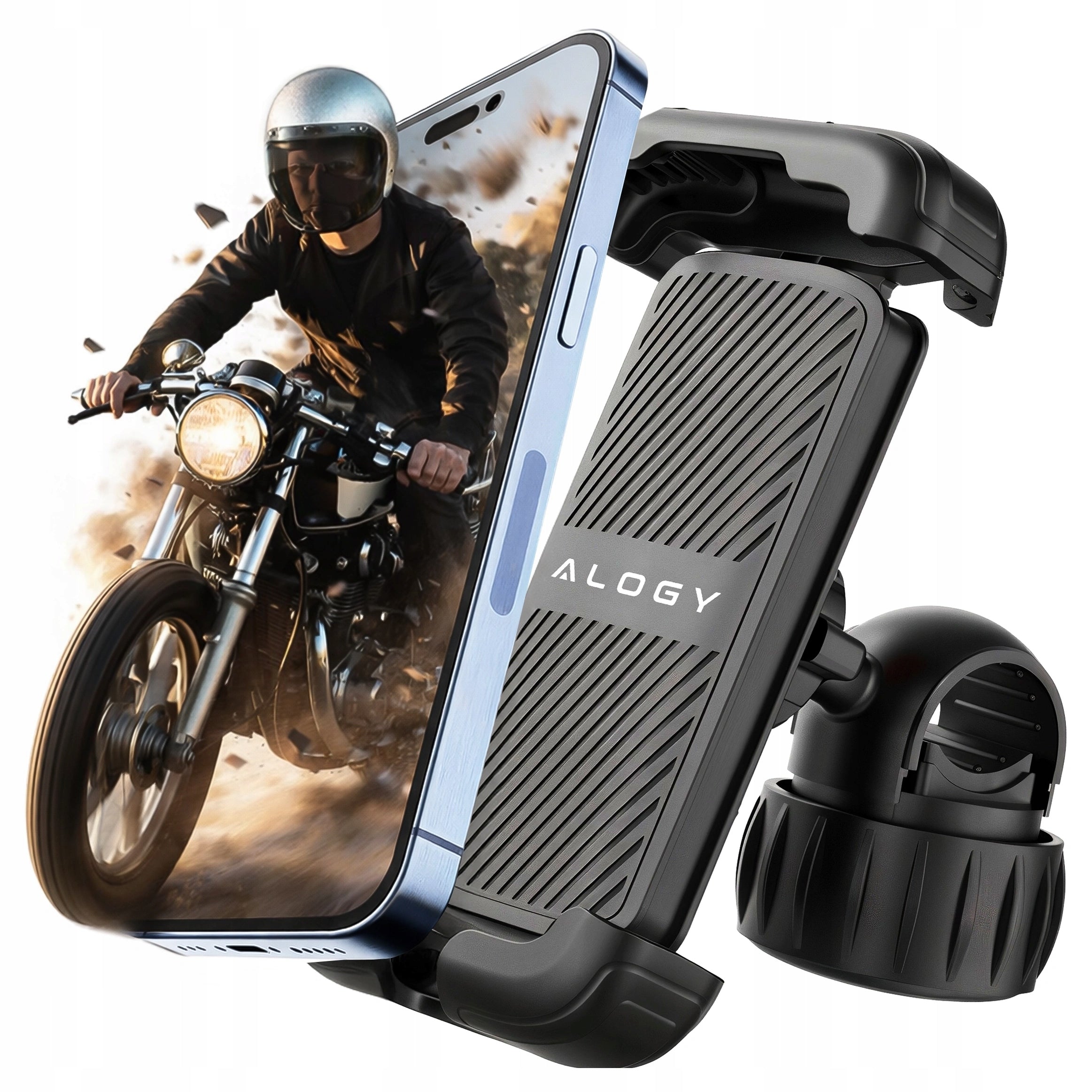 Motorcycle Bike Phone Holder for Bike Handlebar Shockproof