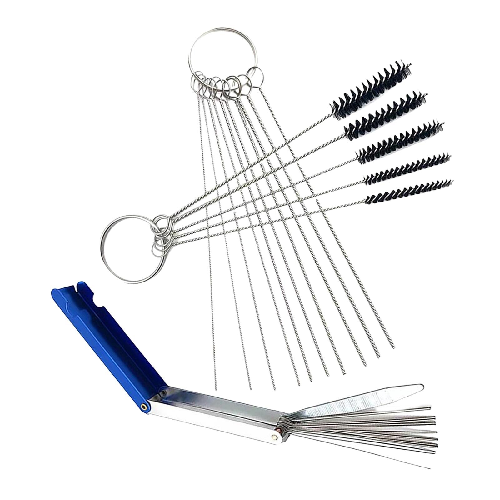 Motorcycle Engine Carburetor Cleaning Kit Universal Uses Brush Diameters
