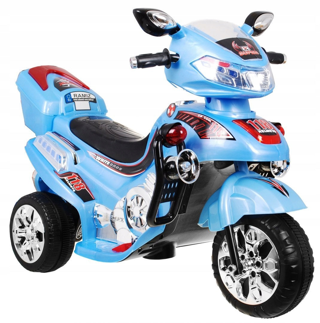 Motorcycle F928 for children's battery Blue Ramiz