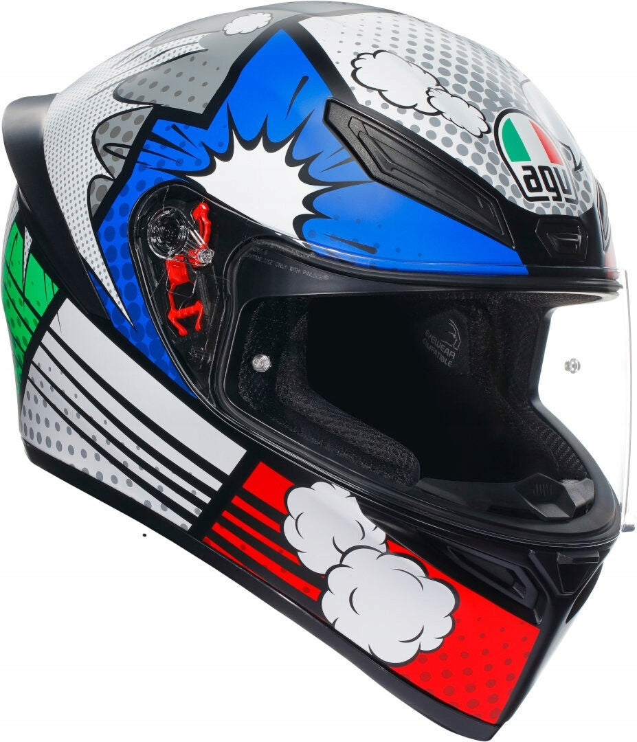 Motorcycle Helmet AGV K1 S Bang Italy L