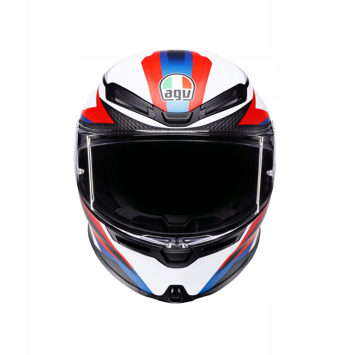 Motorcycle Helmet AGV K6 S Timewarp Black/Red/Blue Mat S Size S
