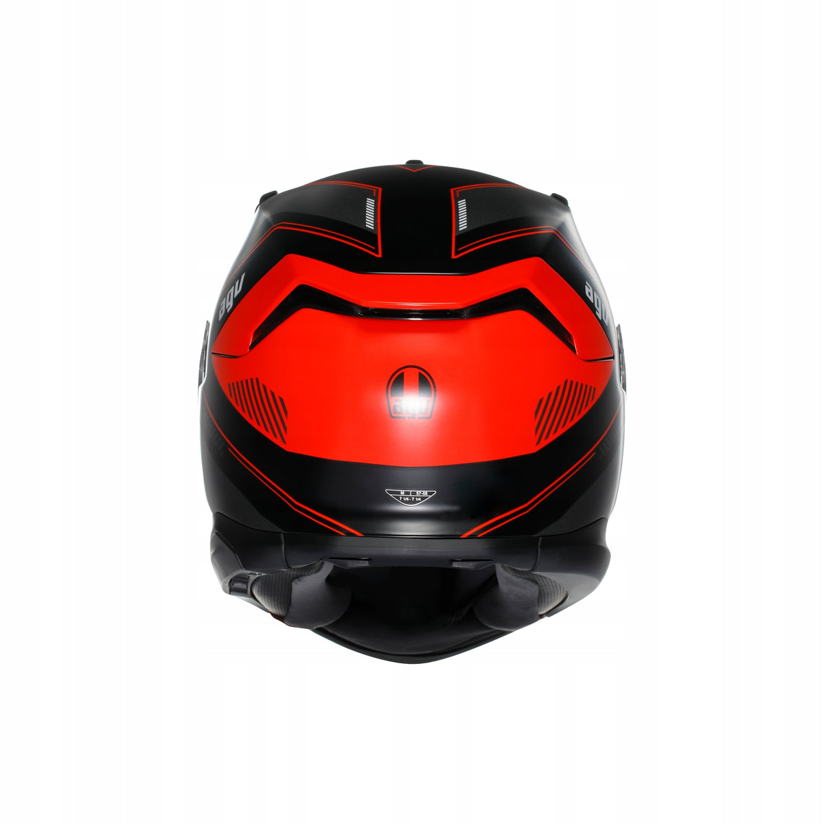 Motorcycle Helmet AGV K7 Kyber Black/Red S Visor Features double glass enhanced scratch resistance