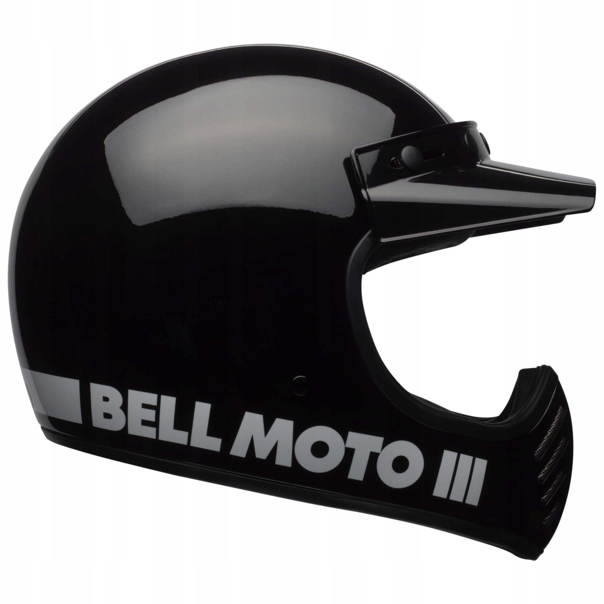 Motorcycle Helmet Bell Moto-3 Unisex Black/White M 57-58cm Size M