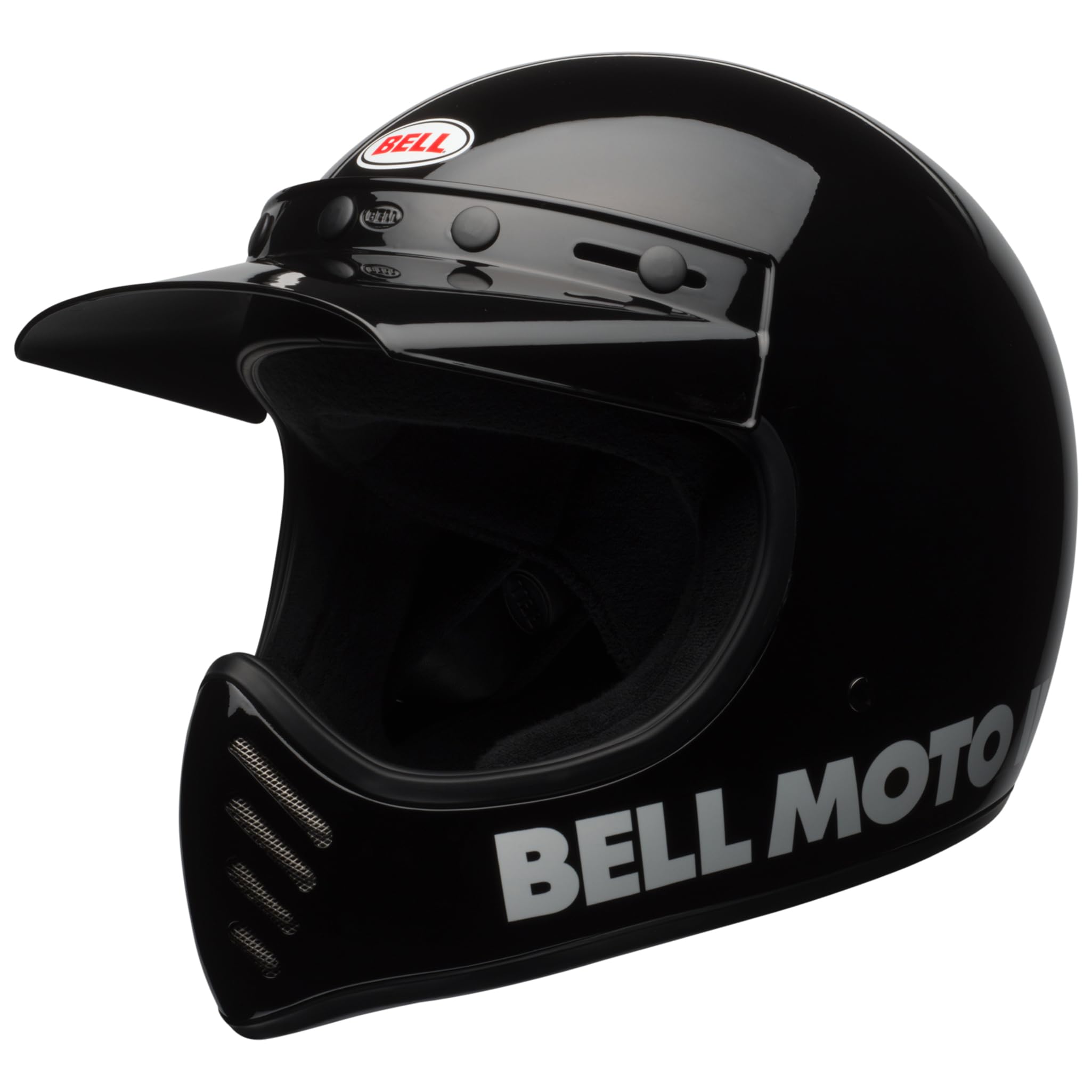 Motorcycle Helmet Bell Moto-3 Unisex Black/White M 57-58cm