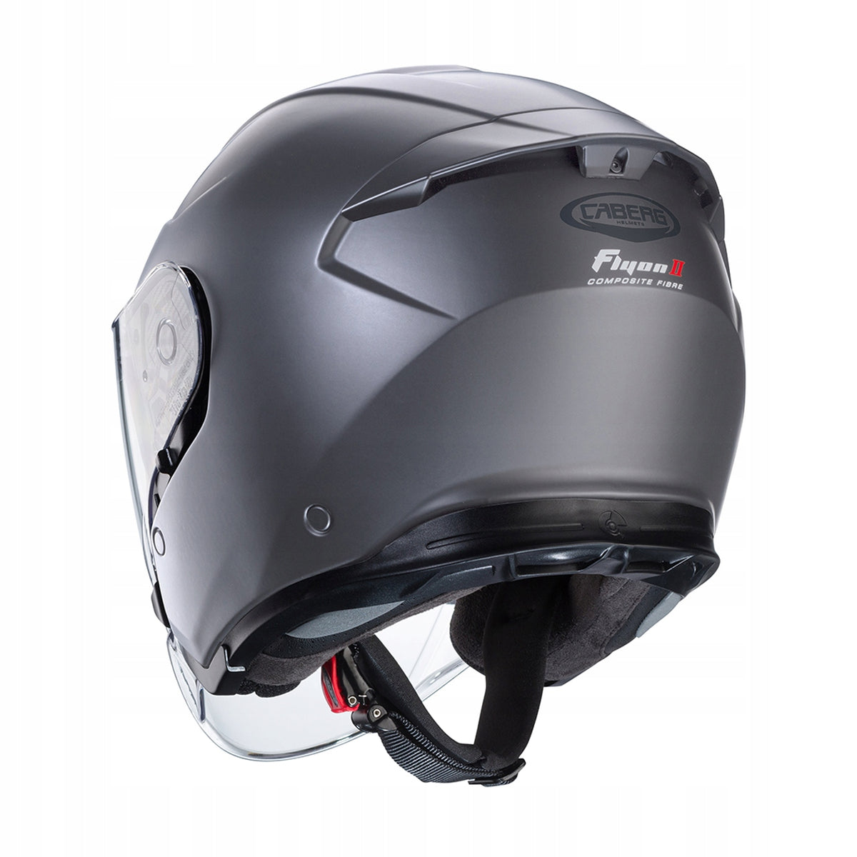 Motorcycle Helmet Caberg Flyon II Solid Grey Mat Size M Manufacturer's catalog number C4HA60K6/M